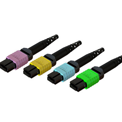 अच्छी कीमत 3.0mm 24 कोर MPO फाइबर ऑप्टिक कनेक्टर फाइबर संचार भागों के लिए ऑनलाइन