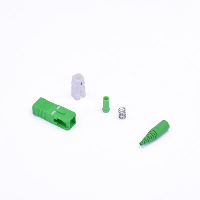 एससी एपीसी फाइबर कनेक्टर आसान पहचान और अनुकूलन के लिए विभिन्न रंग के जूते