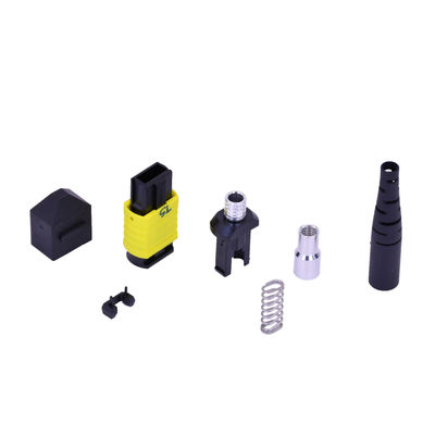 MPO/MTP सिंगल मोड फाइबर ऑप्टिक केबल कनेक्टर पुरुष/महिला MTP 12/16 कोर MT फेरूल के साथ